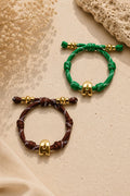 Pulsera Ajustable Letter Charm