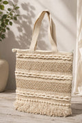 Coastal Breeze Woven Tote Bag