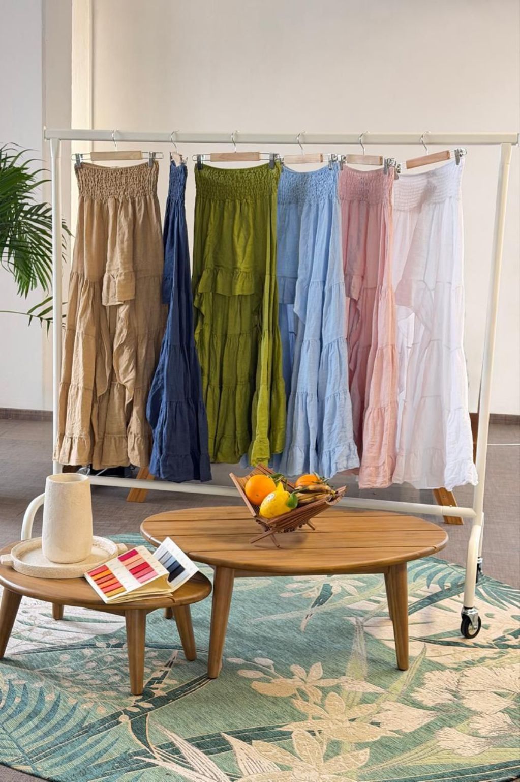 Italian Tiered Maxi Skirt