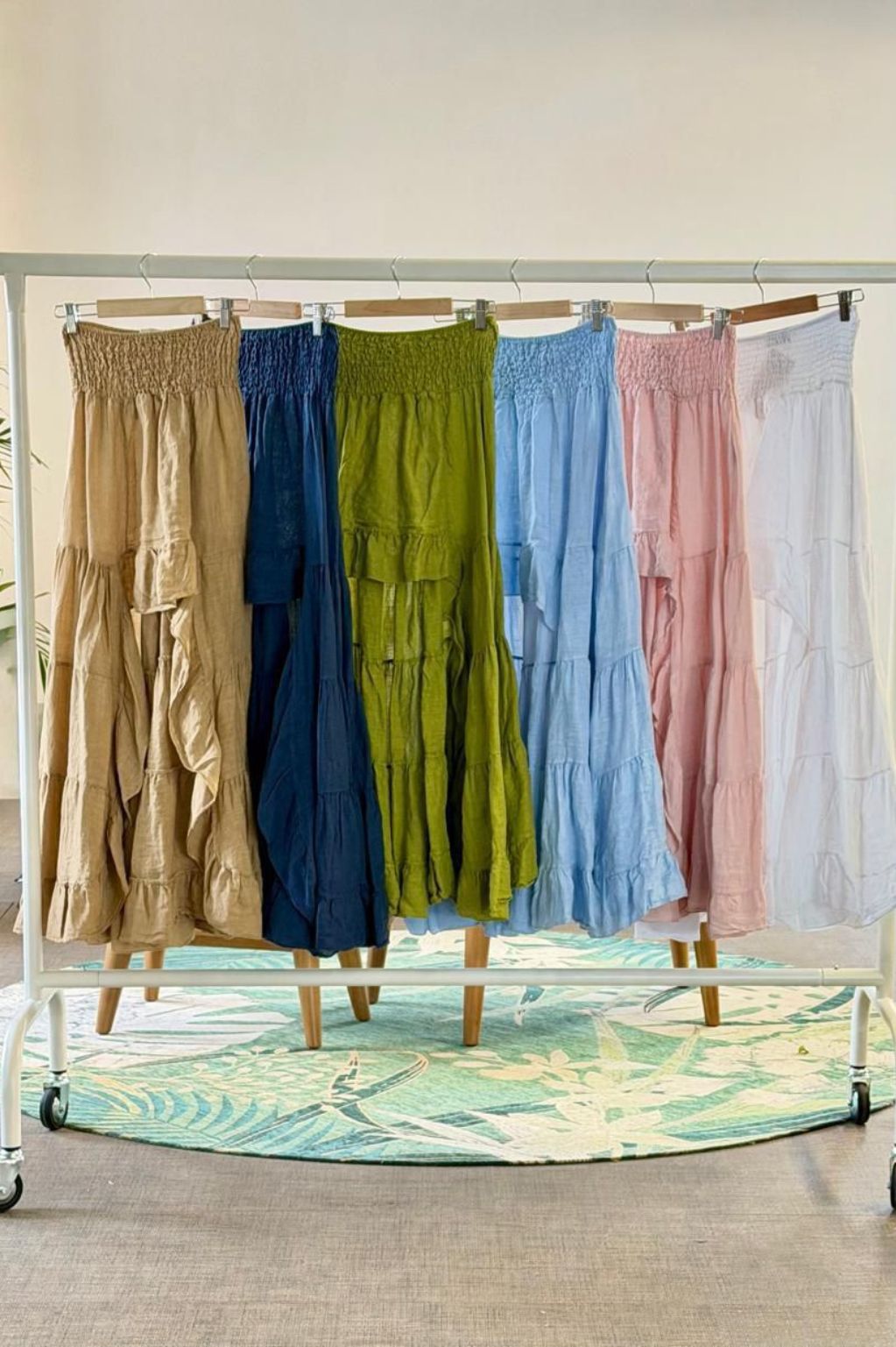 Italian Tiered Maxi Skirt