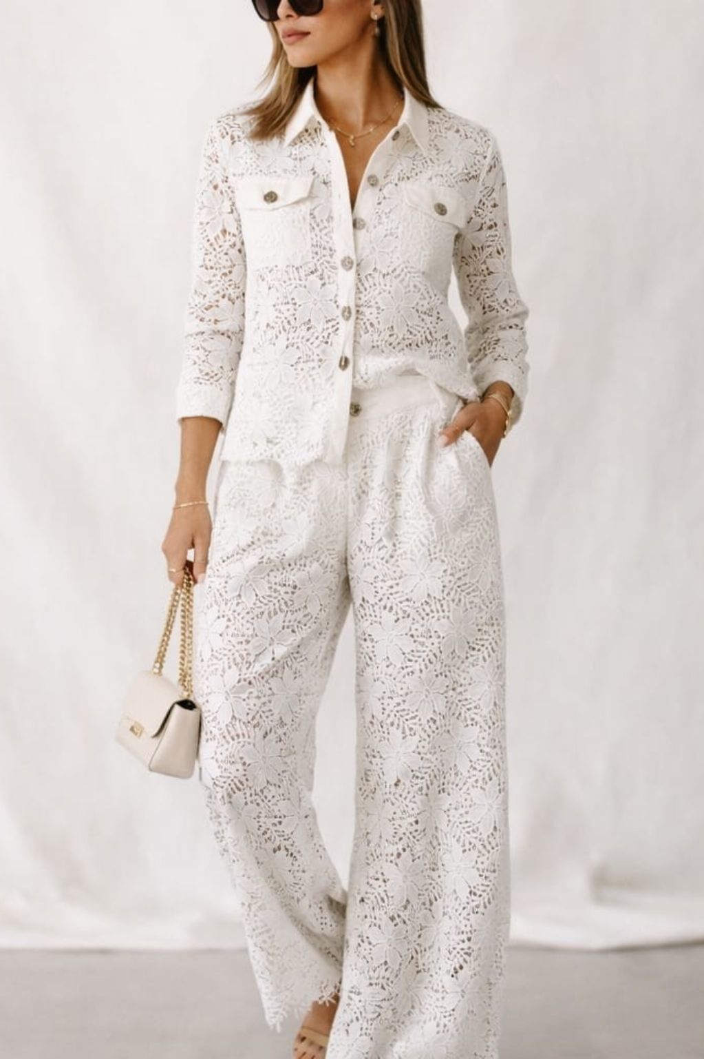 Ivory Lace Luxe Set