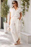 Ivory Utility Denim Set