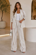 Set Elegance Stripes Beige