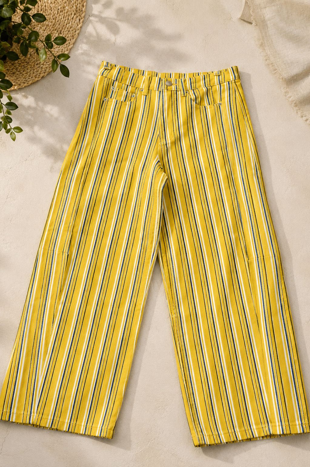 Sunny Coast Striped Wide Leg Pants