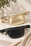Studded Leather Belt Bag