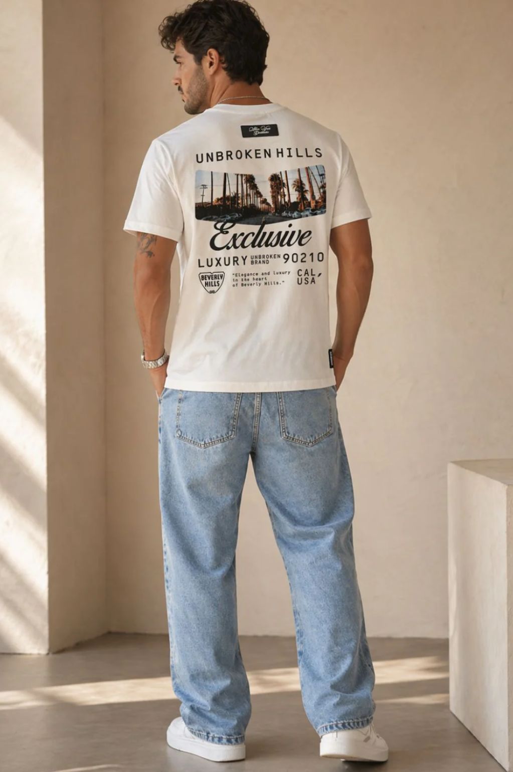 Unbroken Hills Graphic T-Shirt – Off White
